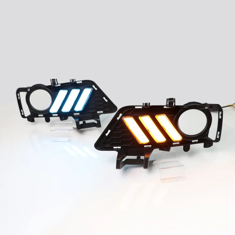 LED Lights For BMW 3-Series F30 F35 2013-2019 12V Function as White LED DRL Light Amber Dynamic Turn Light Blue Night Driving