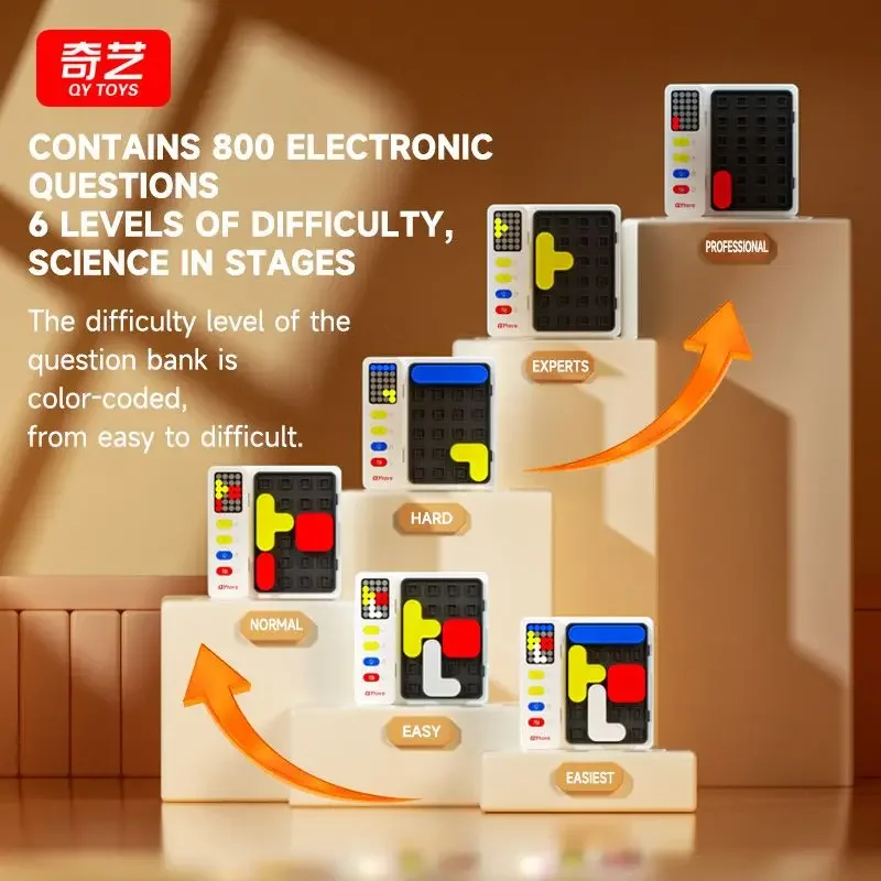 QIYI-Cubo Inteligente Klotsk Magnético, Battle Root, H Arong Cor Escudeiro Quebra-cabeça, Jogar Brinquedos