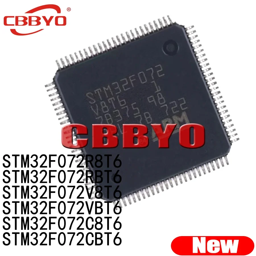 (1piece)100% New STM32F072R8T6 STM32F072RBT6 STM32F072V8T6 STM32F072VBT6 STM32F072C8T6 STM32F072CBT6 QFP Chipset