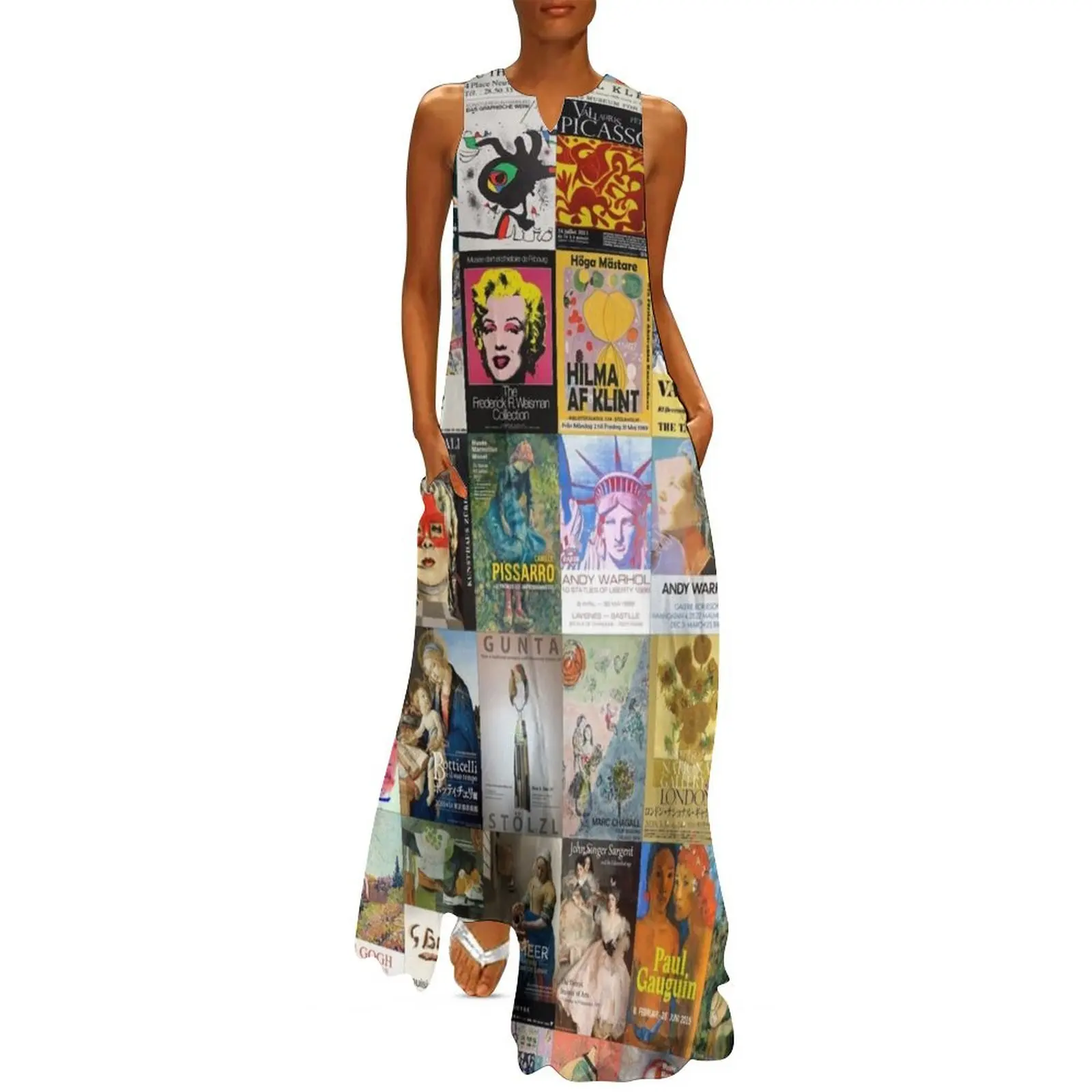 

Artist Exhibitions Long Dress elegant women's dresses sale dress summer dresses for women 2025 Women long dress