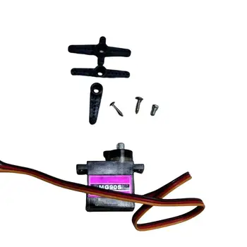 금속 기어 디지털 서보 SG90, RC 헬리콥터 비행기 보트 자동차 MG90 9G, 14g, MG90S, 로트당 4 개