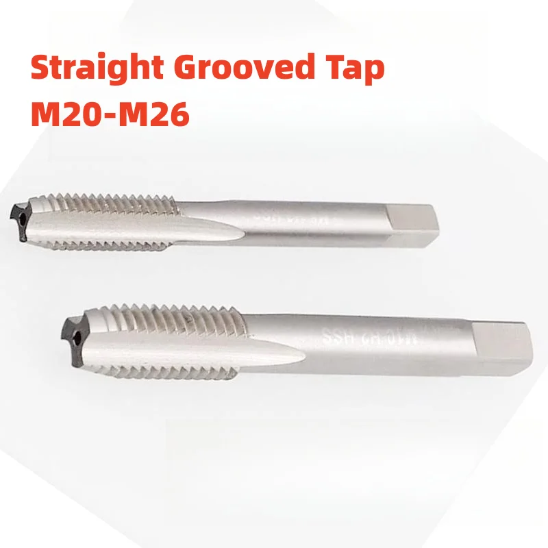 

1PCS HSS Metric /Fine Straight Grooved Flute Tap M20M21M22M23M24M25M26X2.5/2/1.75/1.5/0.5 Right Hand taps