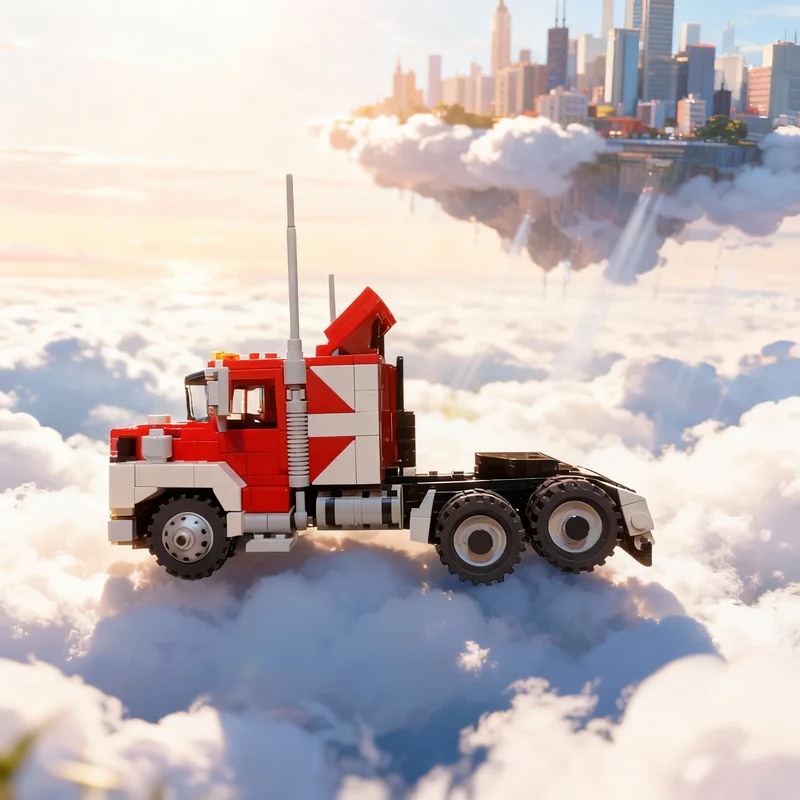 ตัวต่อ MOC รถบรรทุก Daf NTT รุ่น City Champions 737 ชิ้น ของเล่นตัวต่อสร้างสรรค์ ของขวัญคริสต์มาส DIY ของเล่นเสริมพัฒนาการ ไอเดียสร้างสรรค์