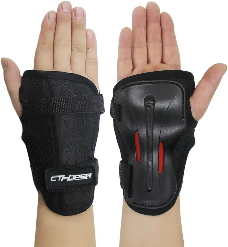 CTHOPER Sport Wrist Guards Glove Adult/Kids Wrist ochronny sprzęt do jazdy na rolkach narciarstwo deskorolka Snowboard kolarstwo skuter