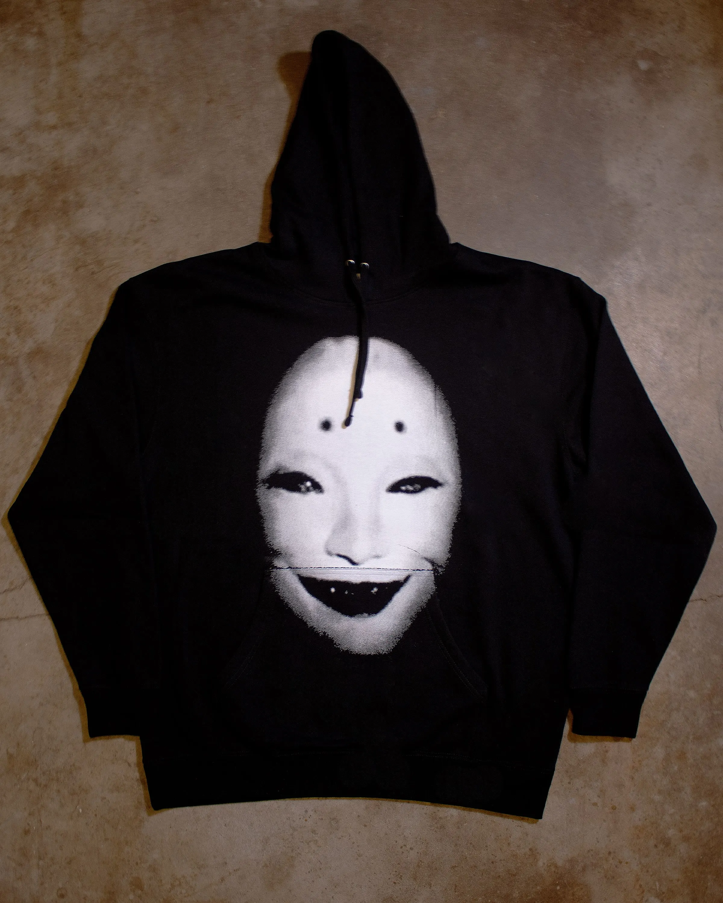 Harajuku Horror Face Hoodies Oversized Mens Womens Zipper Hoodie Hip Hop Couples Unisex Y2k Street Sweatshirt