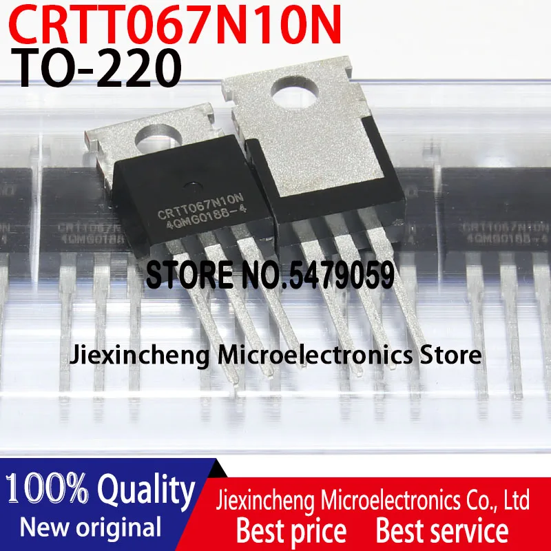 10PCS CRTT067N10N CRTT067N10 067N10N TO220 MOSFET New original