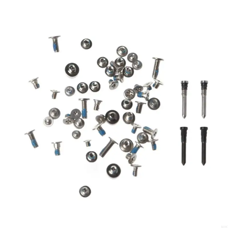 W89C Internal Full Replacement Screw Set with 2 Bottom Screws for Phone X Cellphone