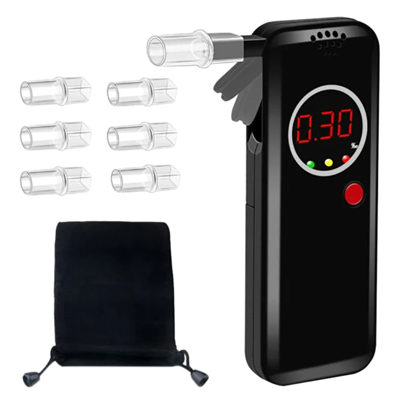 

Professional Portable Breath Alcohol Tester with LCD Display Digital Breath Alcohol Tester for Car Home