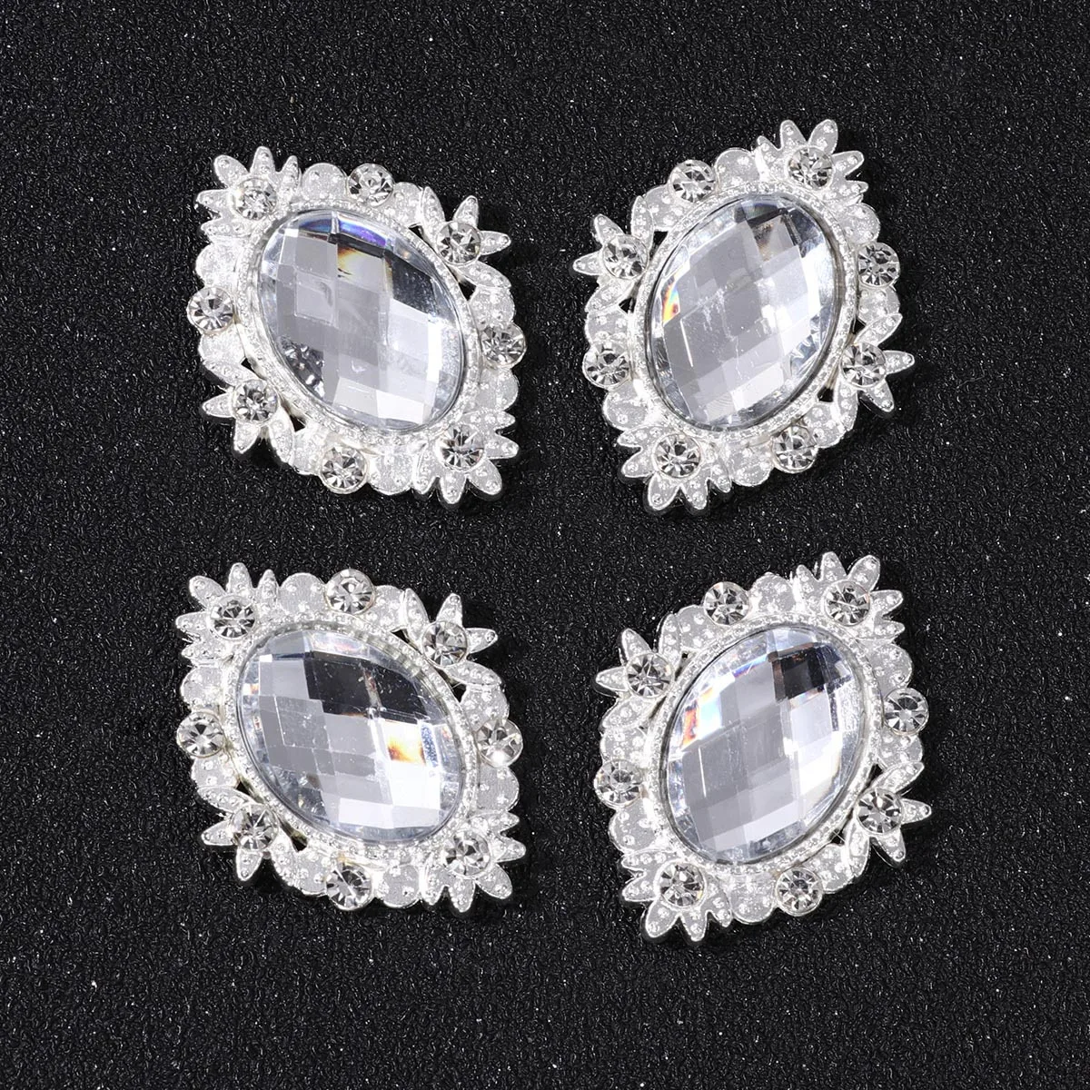 10 Uds. Clips para zapatos con diamantes de imitación, decoración brillante de aleación para zapatos planos de boda para mujer, botas, sandalias, tacones altos, decoración de zapatos con perlas