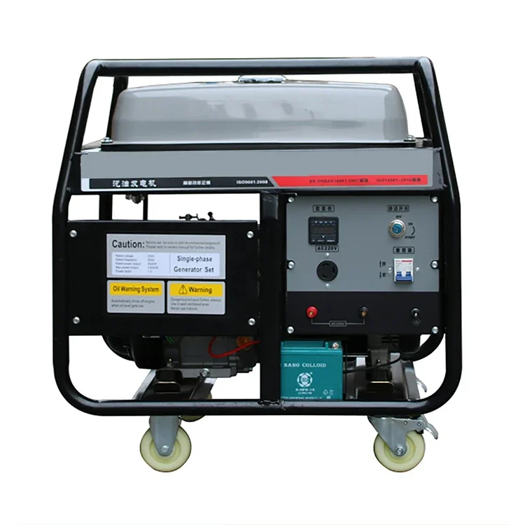 6kw Gasoline Generator Set 7kva Electric Single-Phase 220v/380v Gasoline Generator