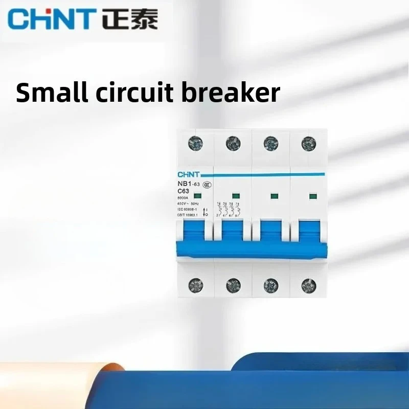 

Миниатюрный автоматический выключатель Chint NB1-63 — 4P, 10A-63A 6kA, защита от перегрузки и короткого замыкания для дома