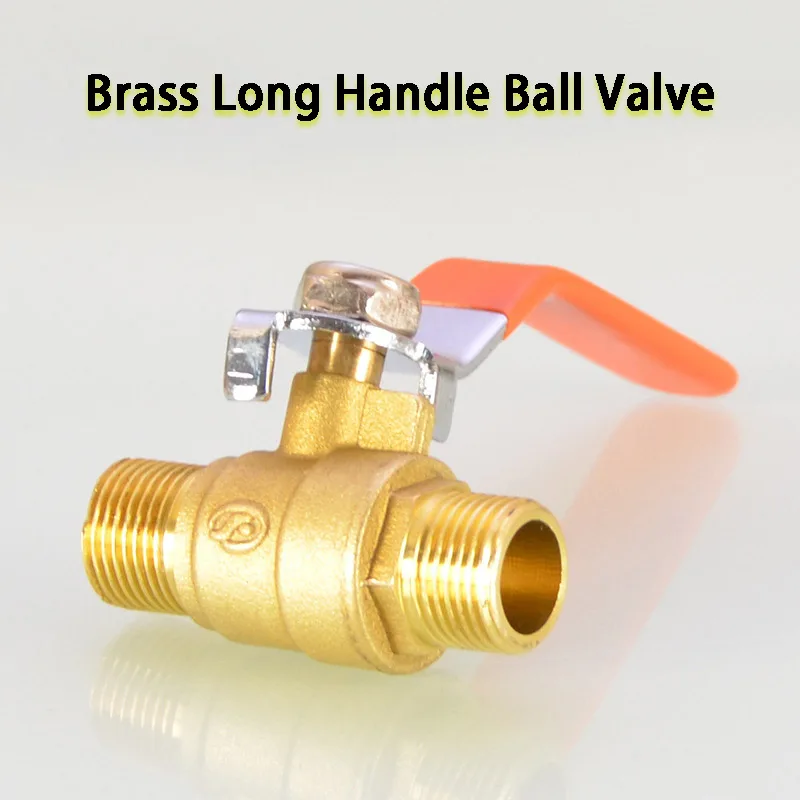 Hot And Cold Water Pipe Switch Joint Wire And Outer Teeth Long Handle Valve HQ 1/4