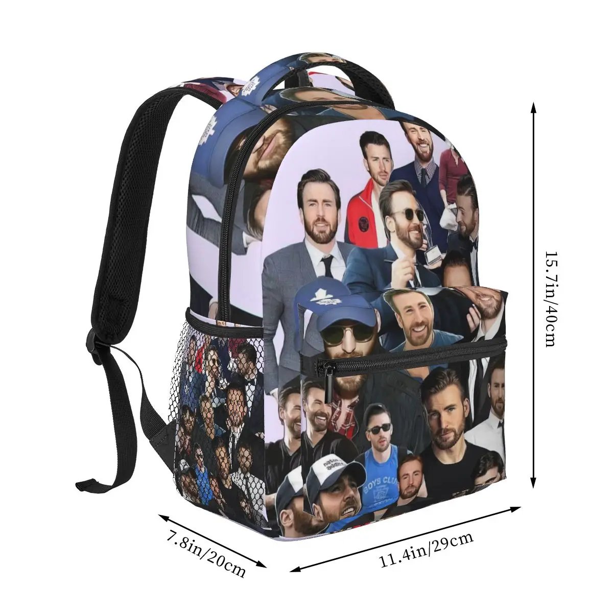 Ryan Gosling Rucksack für Mädchen Jungen Reise Rucksack Rucksäcke für Teenager Schult asche