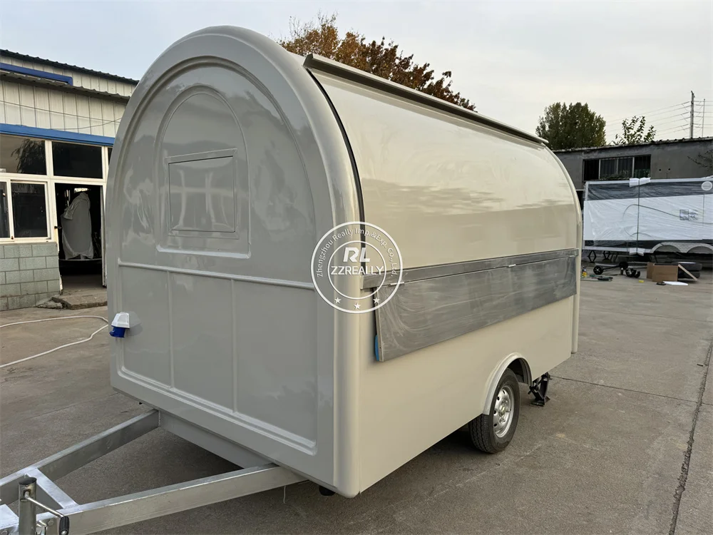 Reboque de catering de concessão, caminhão de comida, cozinha móvel, totalmente equipado, reboque de comida de rua, carrinho de sorvete móvel