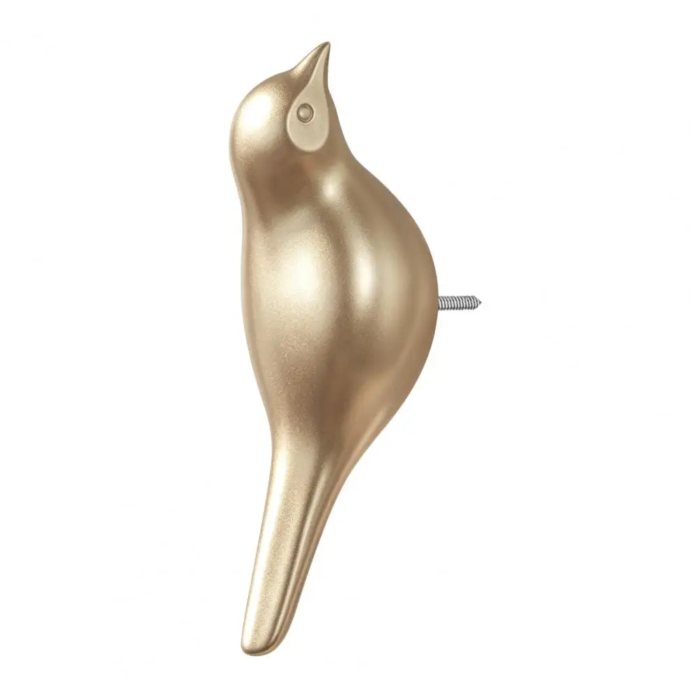 Bird Wall Hook, Wall Mounted Space Saving Bird Shape Organizer Hook Resin Decorative Hanger for Coats Hats And Towels