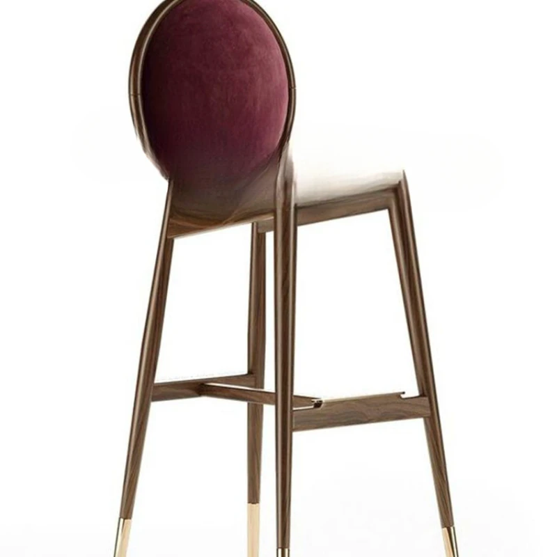 

Round Back Bar Chair Fabric Artist Home Island Dining High Chair