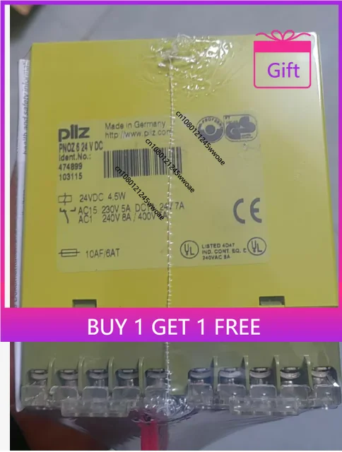 Pilz safety relay PNOZ 6, model 474890, 24 V DC supply