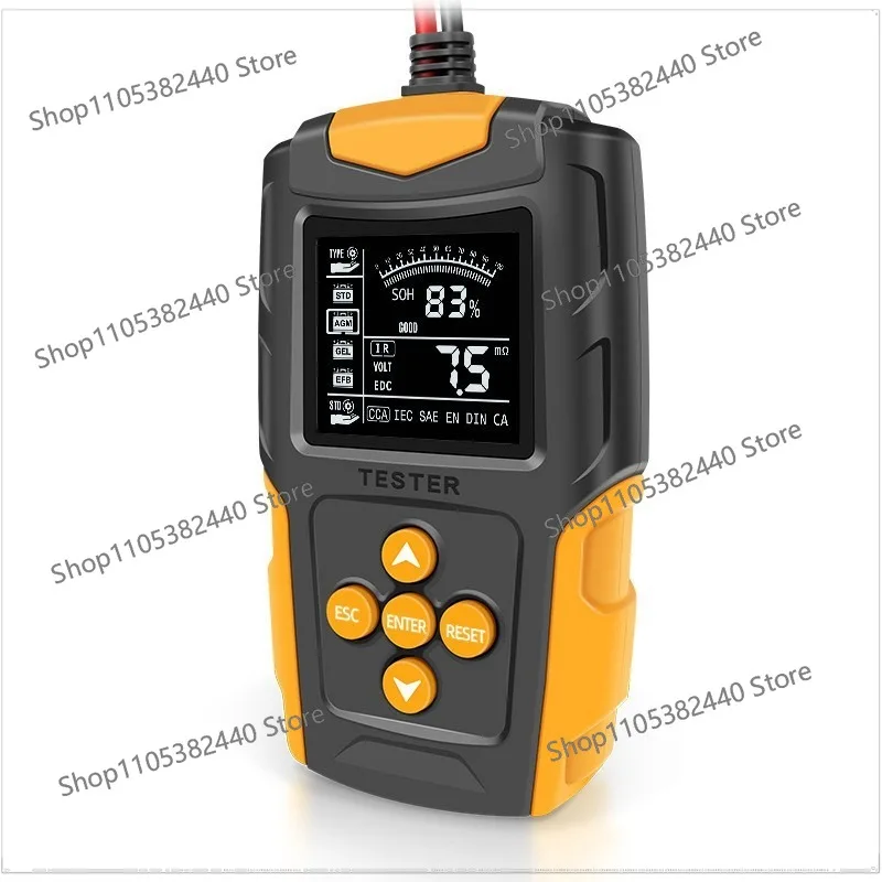 Car battery tester 12V24V battery tester CCA internal resistance tester Motorcycle battery diagnostic instrument