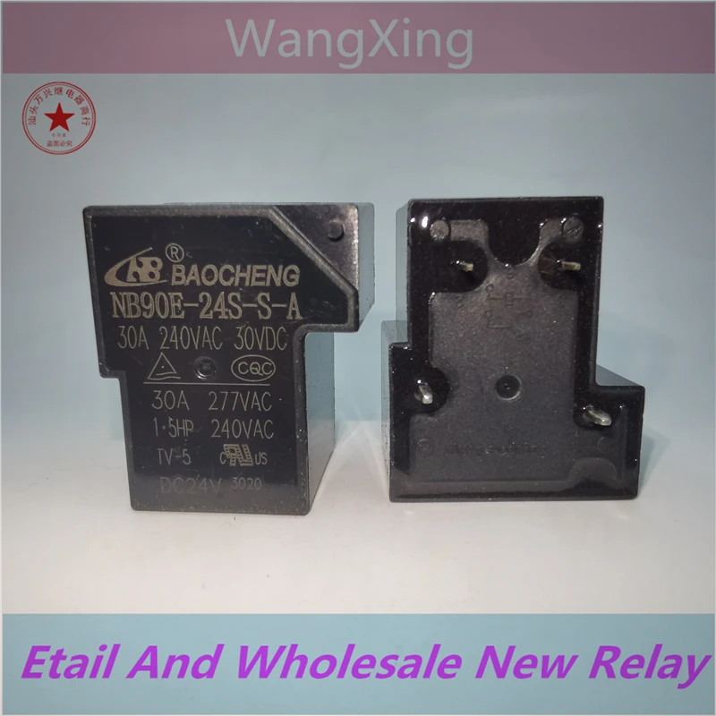 NB90E-24S-S-A Spot original DC electromagnetic relay 4 pins