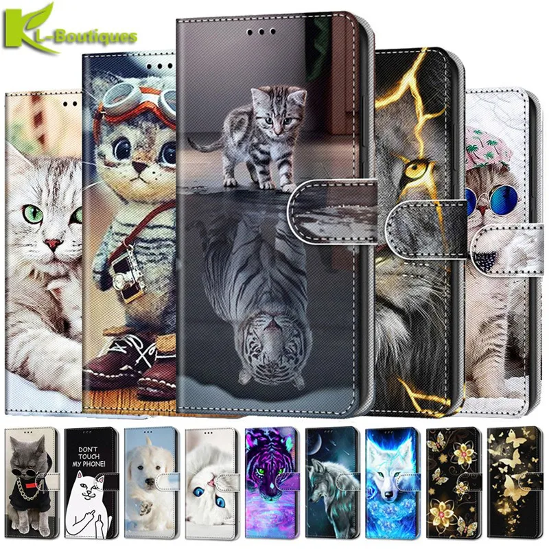 For Xiaomi Redmi A1 A2 Case Tiger Animal Painted Wallet Phone Case for Xiomi Redmi A1 Cover RedmiA1 A 1 A2 Plus Leather Fundas