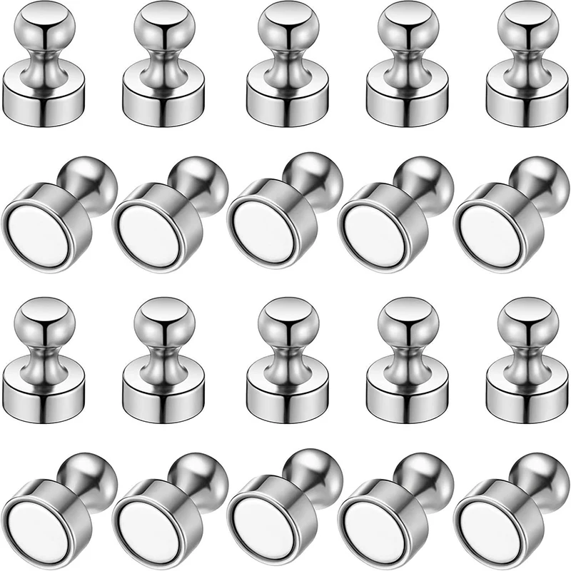 5/10pcs Strong Magnetic Nails Refrigerator Magnet Kitchen Hoto Wall Message Board Magnetic Stickers Office Blackboard Decor