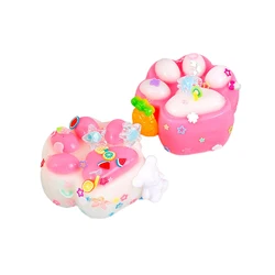 Cartoon Cat Paw Squishy Squeeze Toy Soft Mochi Toys Cute Slow Rebound Stress Relief Fidget Toys For Children Adults Gifts