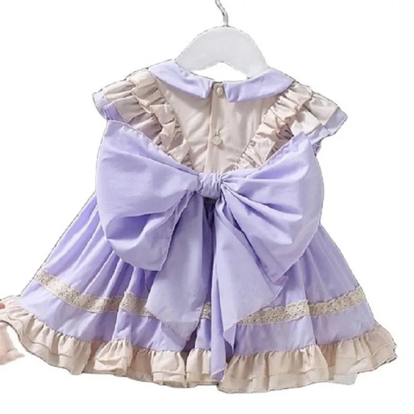 Hot sale sexy maid girl cute lilac stitching lapel satin lace bow cosplay costume Customized halloween costume