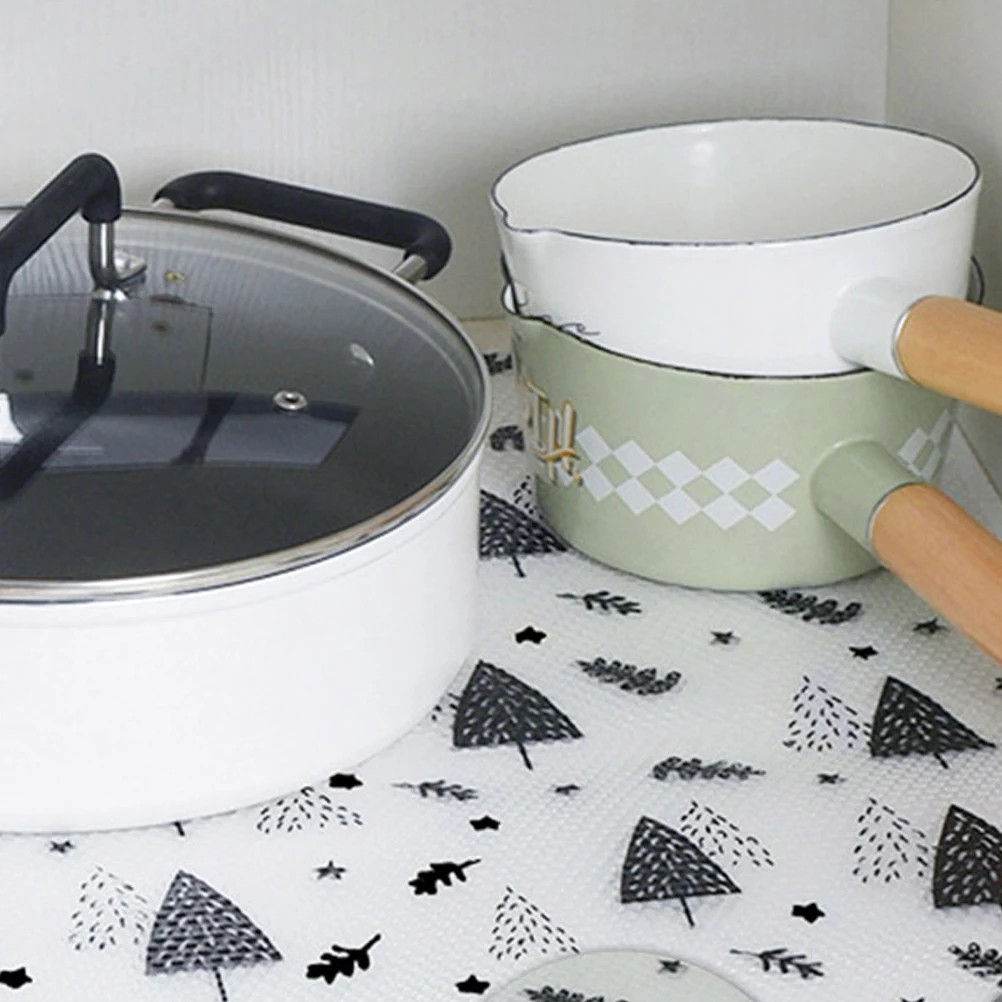 

3 Pcs Cabinet Mat Oil Proof Waterproof Dust Resistant Drawer Liner for Kitchen Shelf Fridge Storage ganizing Mat Home