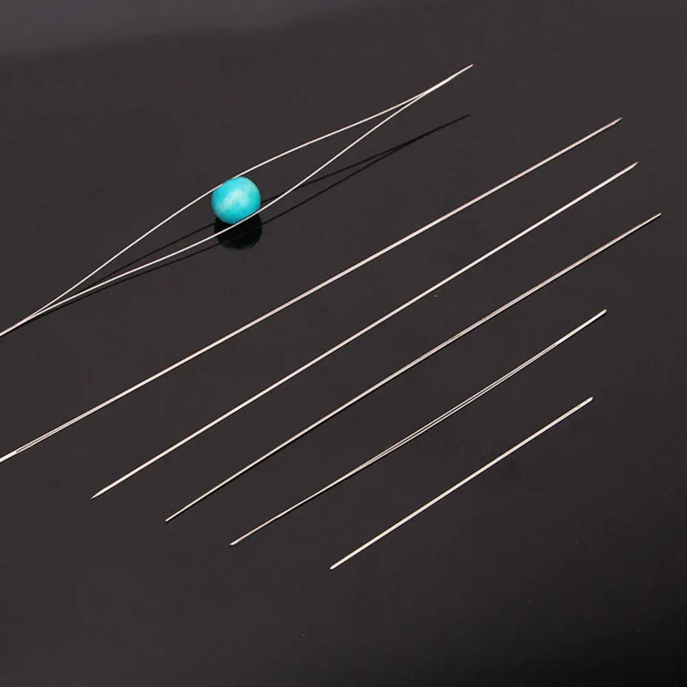 

1 set Long Needle Set Kit Beading Needles Jewelry Making Tools Ultra Thin Rust Resistant Durable Sewing Embroidery Beaded