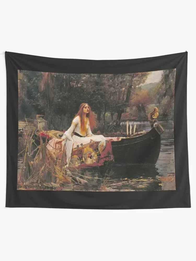 The Lady of Shalott - John William Waterhouse Tapestry Kawaii Room Decor Room Ornaments Cute Room Things Tapestry