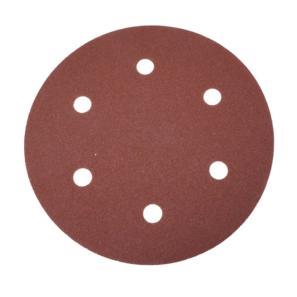 10pcs Sandpaper 225mm 6 Hole Sanding Disc 40-2000grit For Wall Wood Polishing Grinding Electric Polisher Tools Accessories