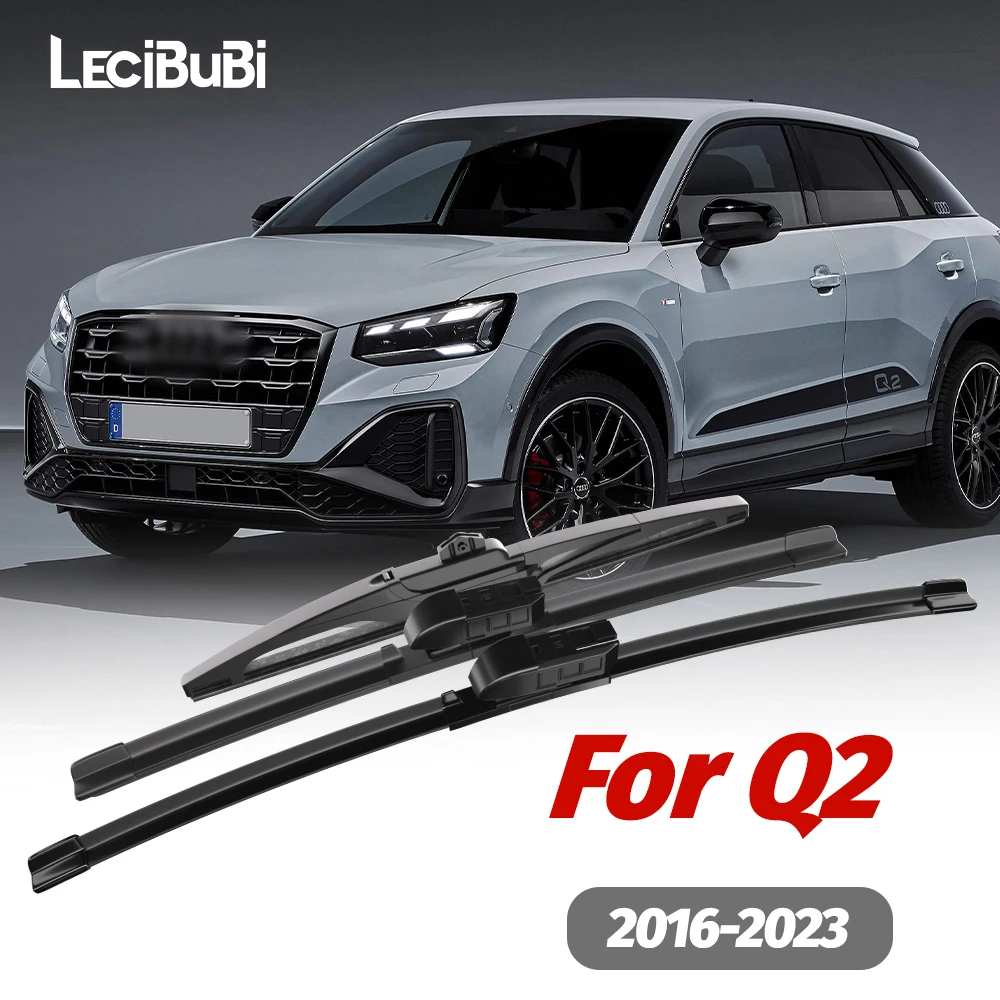 

1set Front & Rear Windshield Wiper Blades Windscreen Wipers For Audi Q2 2016-2023 2017 2018 2019 2020 2021 2022 Accessories