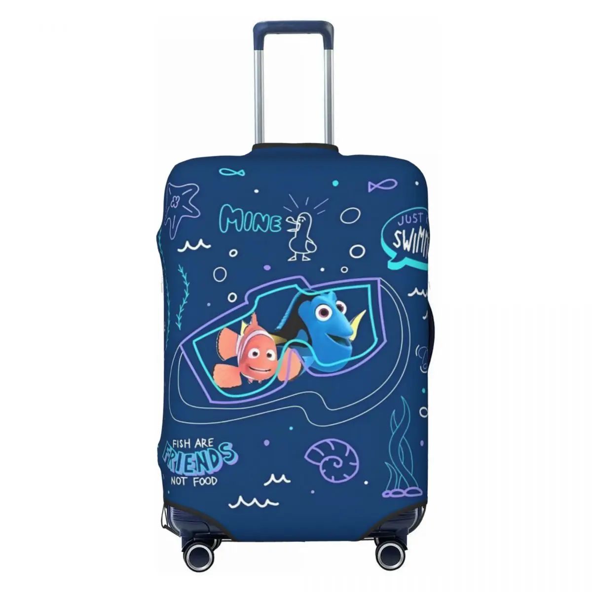 

Пользовательские модные поиск Nemo чехол для багажа протектор эластичные дорожные чехлы для чемоданов