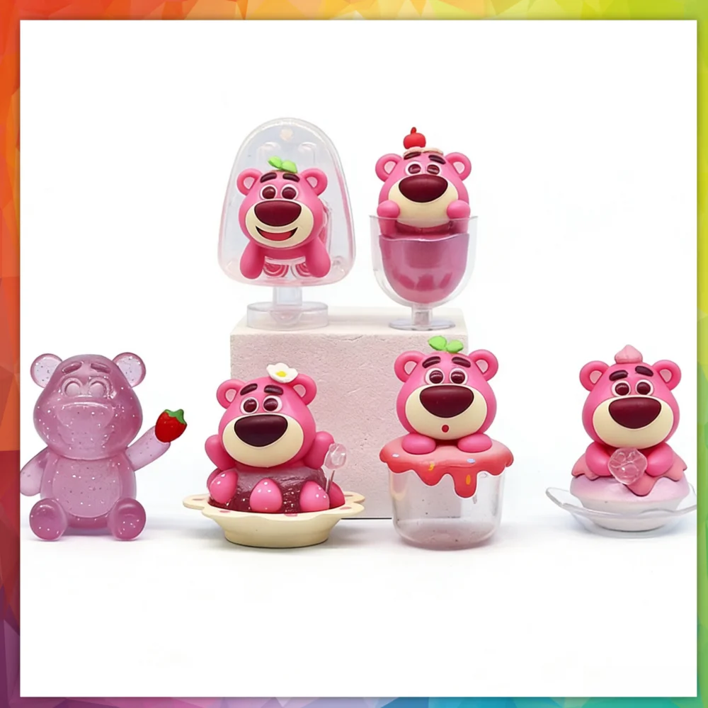 

Disney Toy Story Lotso Bear Strawberry Ice Series Action Figure Cute Anime Toy Collection Doll for Kids Gift