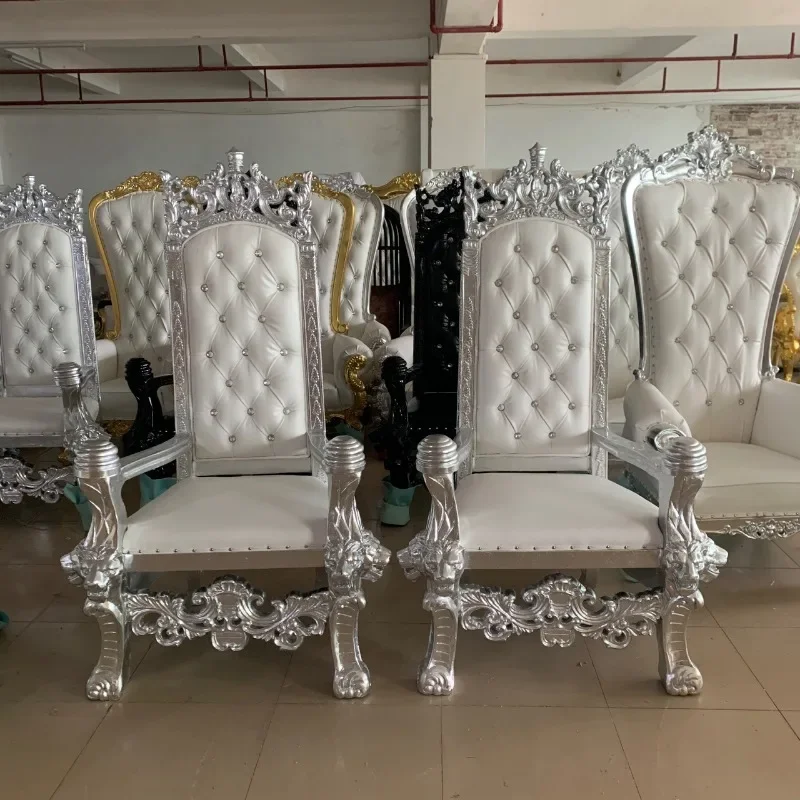 Customized manufacturers wholesale European king chair wedding high back chair hotel villa wedding banquet chair