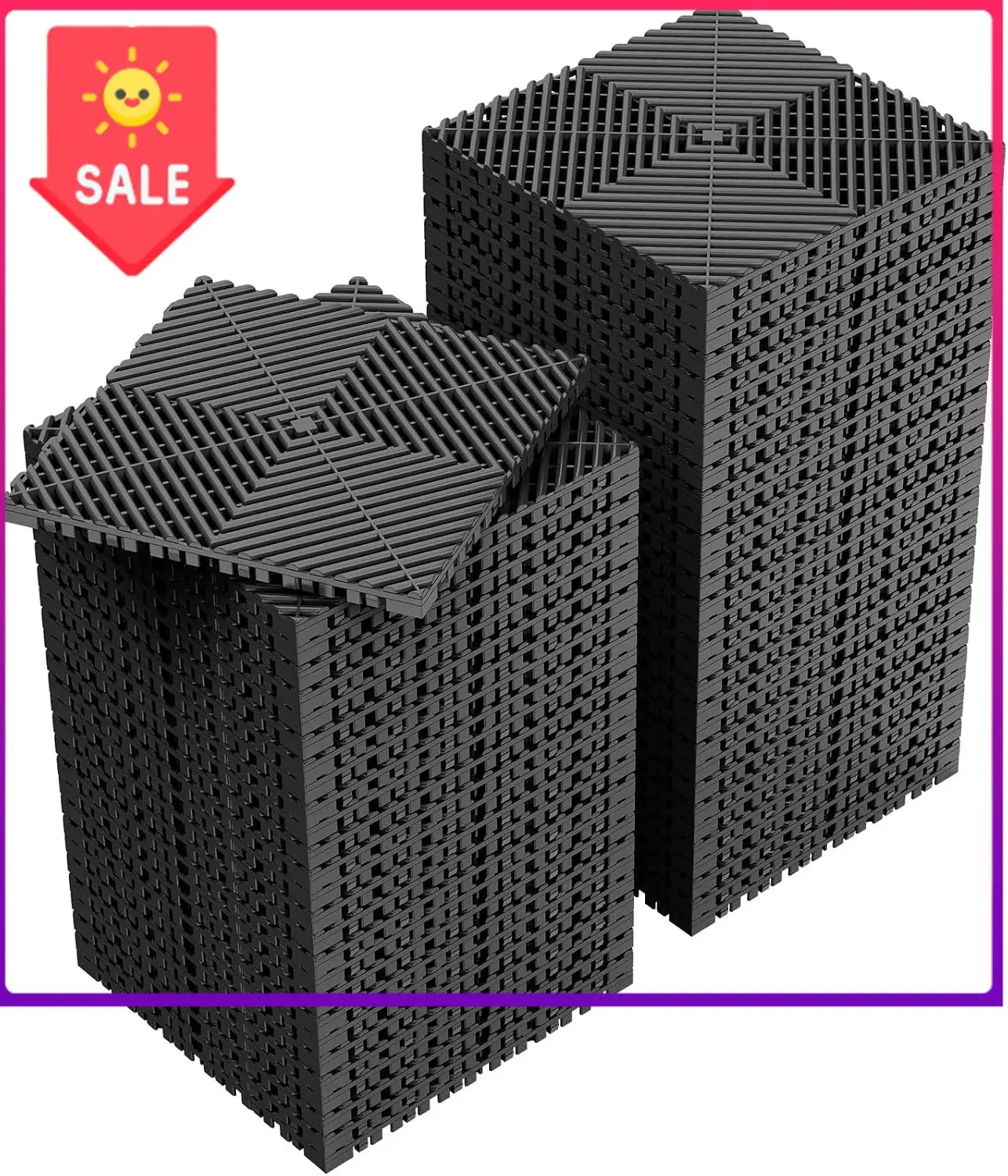 USA Stock 60-Pcs Interlocking Tile, 12