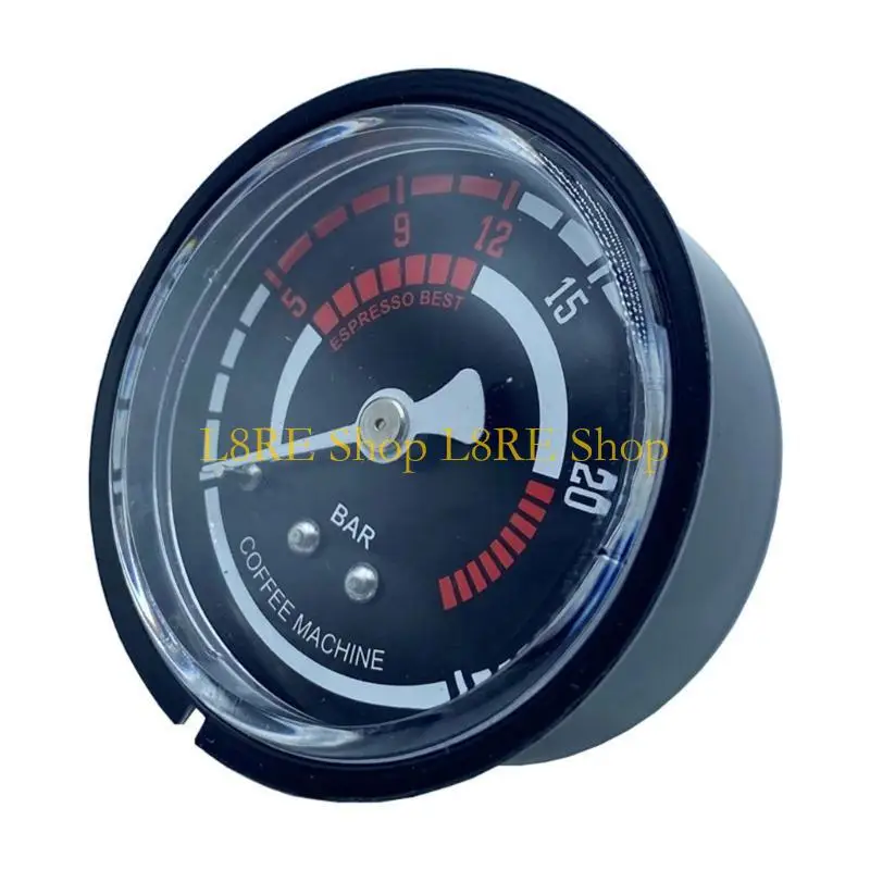 L8RE Quality 20Bar Pressure Gauge Internal Thread Gauge Coffee Maker Gauge Pressure Gauge Metal Material for Espresso Machine