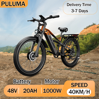 PULUMA PE86 Electric Bicycle 2000W Peak Motor 48V 20Ah Lithium Battery Max Speed 40Km/h Electric Bike All-Terrain Fat Tire Ebike