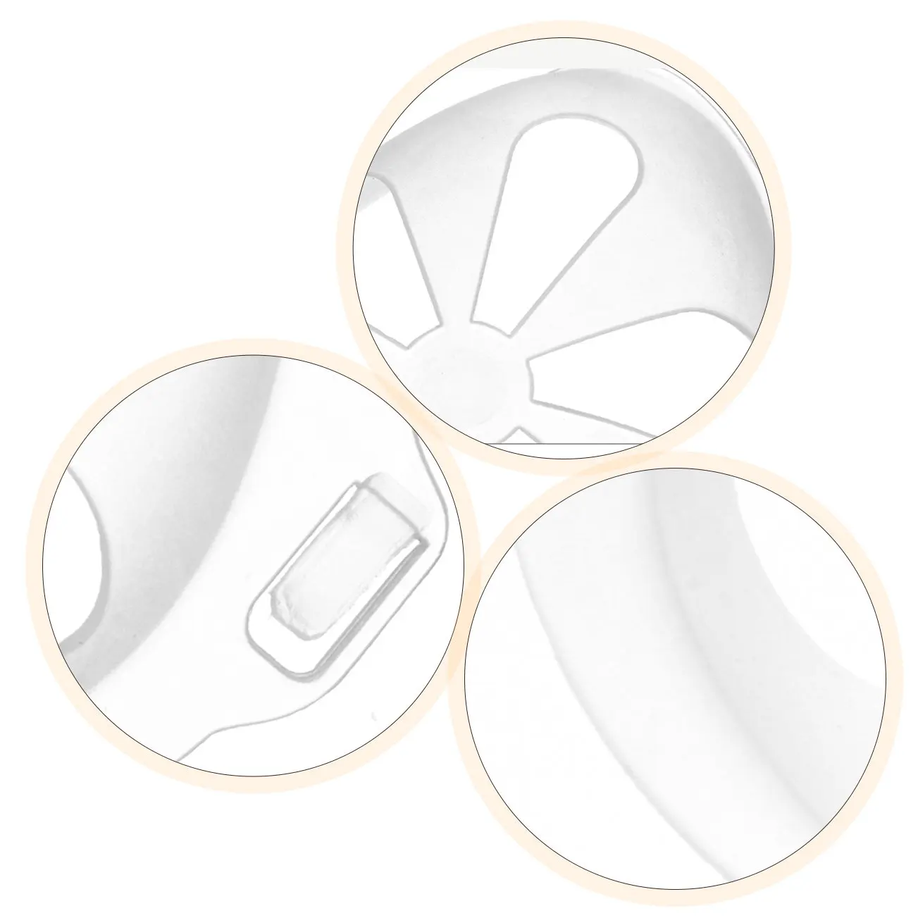 10Pcs Mask Inner Support Lightweight Plastic Frame for Comfortable Wearing Prevent Makeup Smudge Breathable Reusable Mask