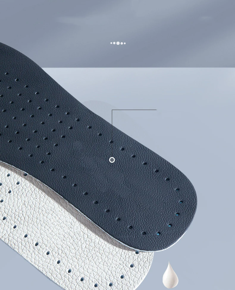 1 Paar/2 Paar Leder-Einlegesohlen, atmungsaktive Sport-Einlegesohlen, Latex-Elastik-Schuhsohle, bequeme Schuhpolster für Damen und Herren. – Detail 11