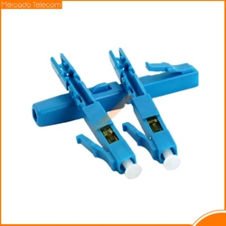 Conector rápido de fibra óptica SM, Adaptador tipo integrado LC para red de fibra, 2,0x3,0mm, 10 piezas, LC, UPC