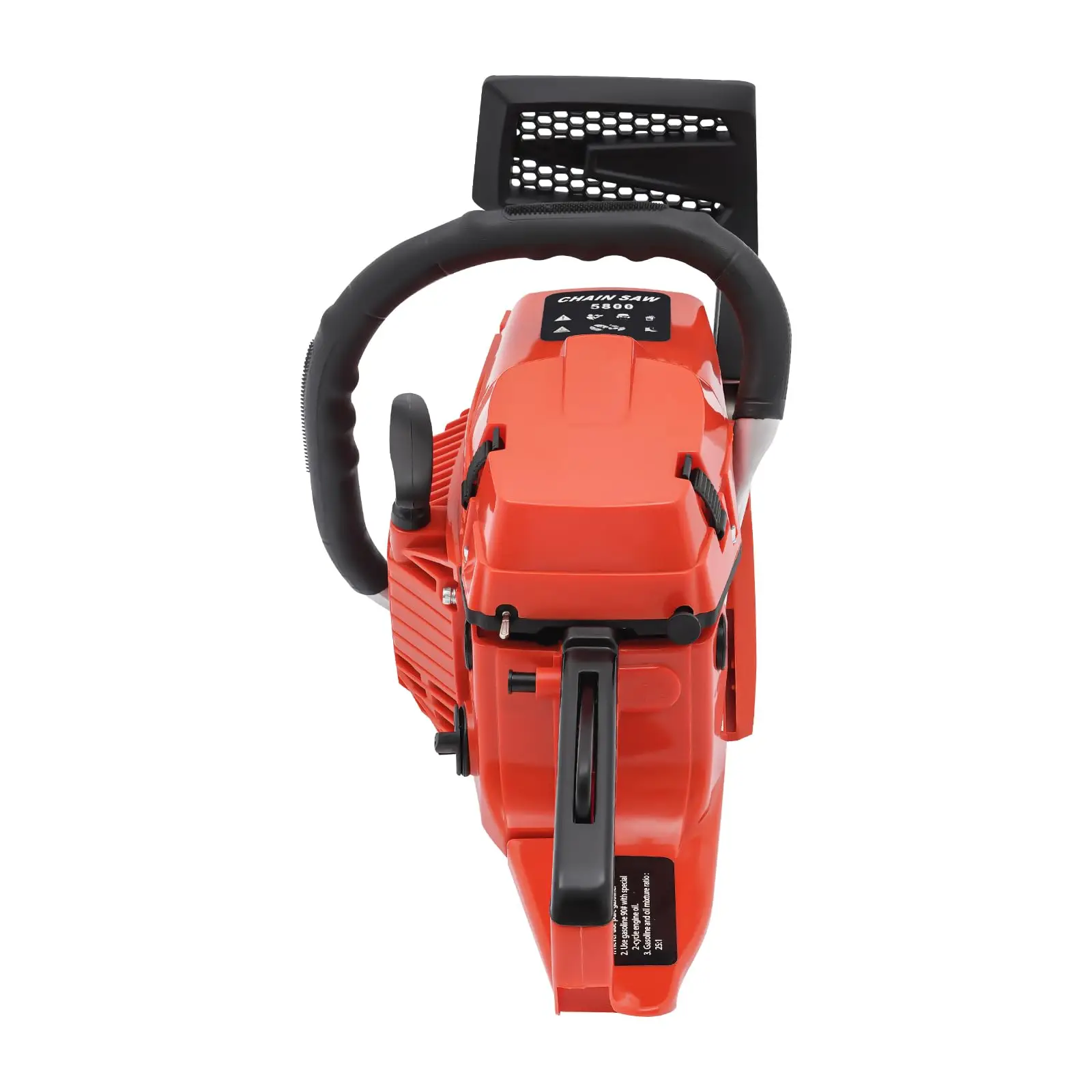 منشار غاز 20 بوصة، منشار كهربائي محرك ثنائي الأشواط 58Cc 2.6Kw مع مبرد بالهواء، طقم منشار سلسلة لاسلكي قابل للسحب