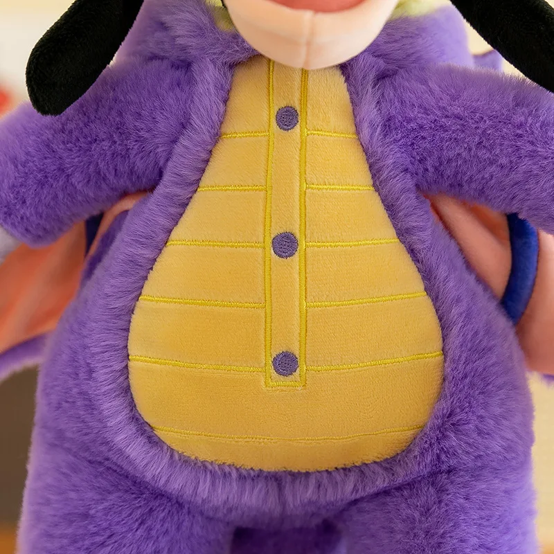 Simpatico peluche viola appiccicoso dell'amico di Topolino a tema Halloween, bambola personaggio dei cartoni animati per bambini, regalo del festival di Natale