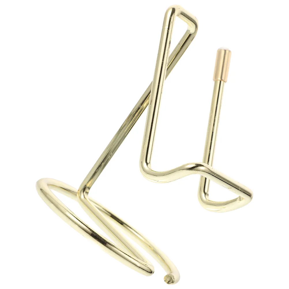 Metal Phone Stand Simple Sturdy Business Card Holder for Desk Multipurpose Display Stand Mobile Cellphone Holder