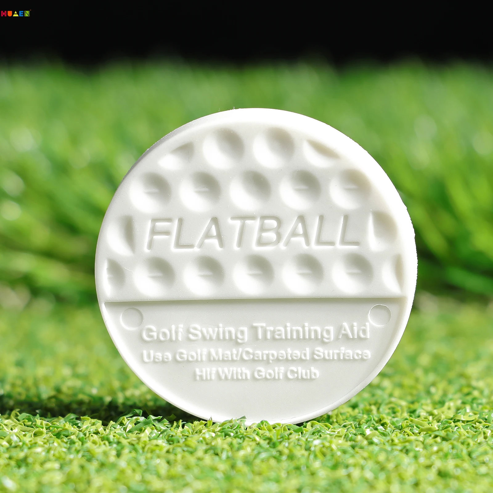 12PCS Golf flat balls have a lower flight height and can land precisely, making them suitable for use in strong wind conditions.