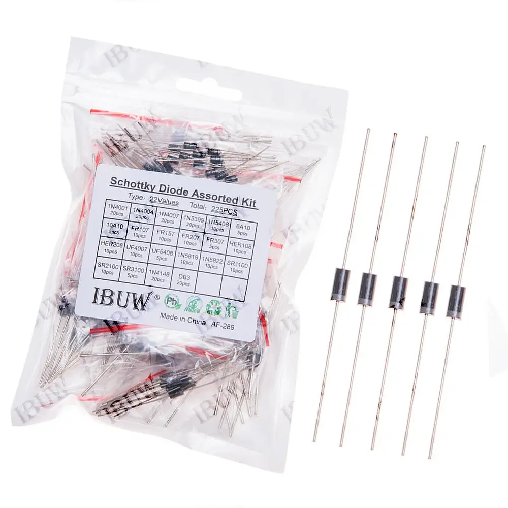 225PCS 22Values Sch…