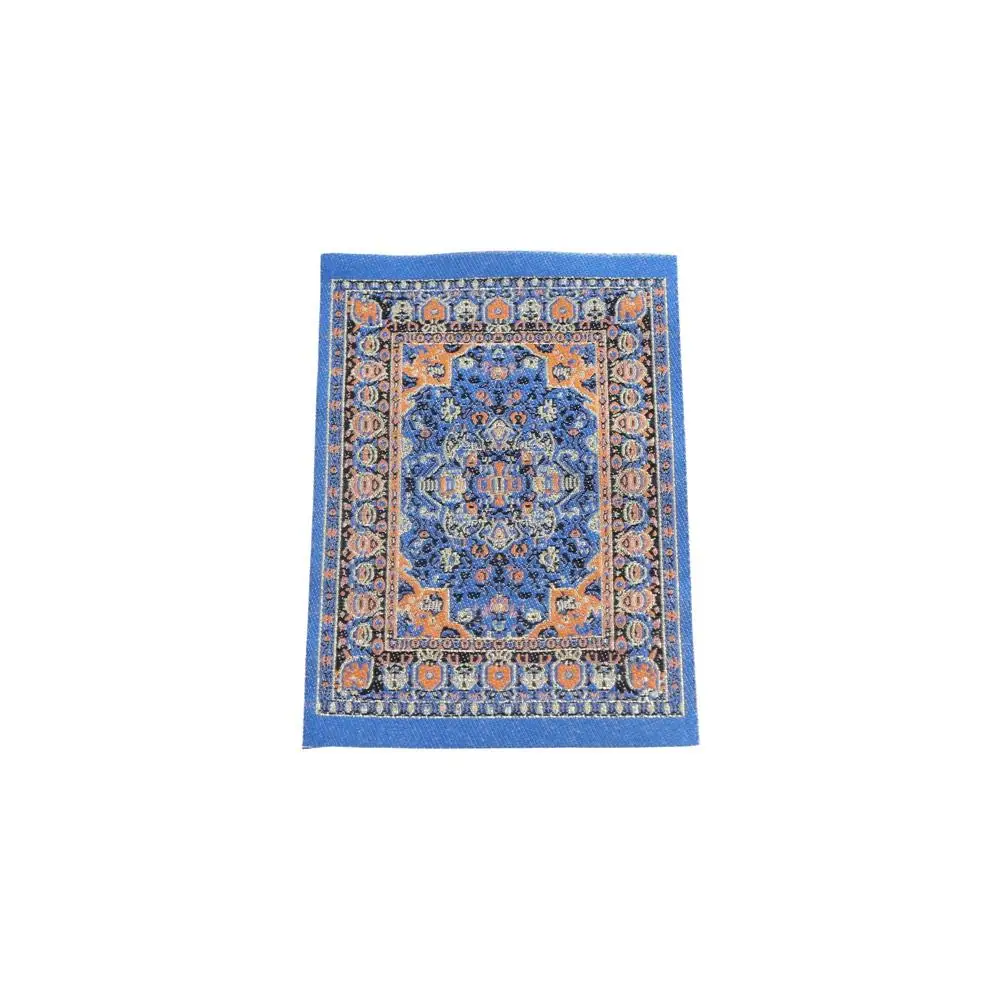 Jouer jouet motif Floral tapis modèle artisanat Simulation tissage tapis maison de poupée meubles maison de poupée tapis 1:12 maison de poupée Miniature