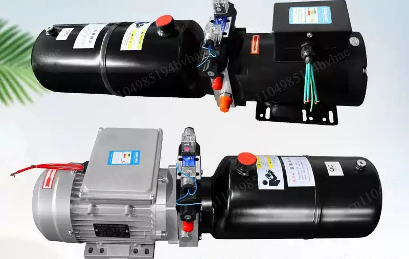 380V hydraulic power unit, small hydraulic press, pump station, bidirectional cylinder, 220V household use