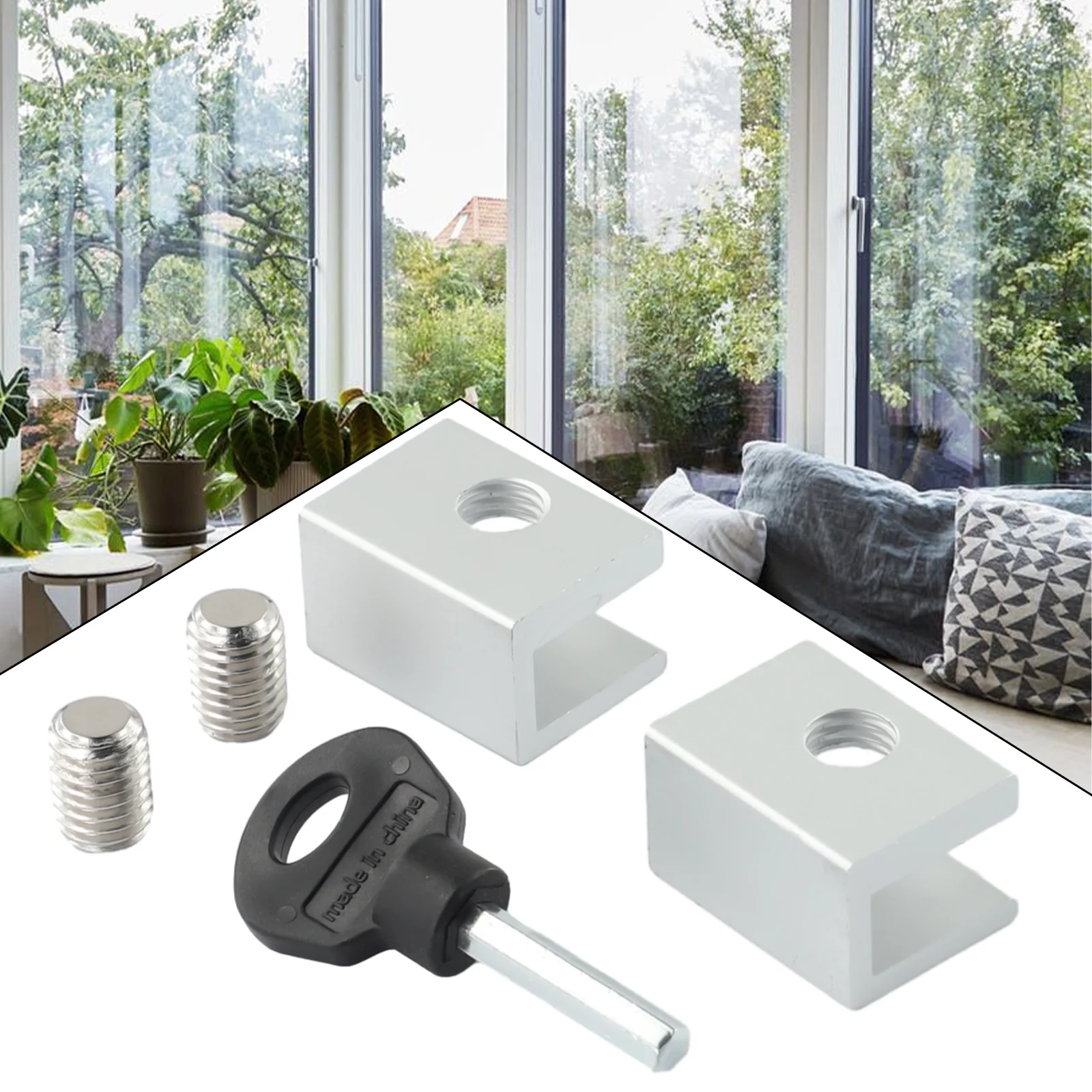 Exquisito tapón de cerradura nuevo de alta calidad, herramienta de cerradura para puerta para niños, cerraduras de seguridad ajustables, 2 uds.