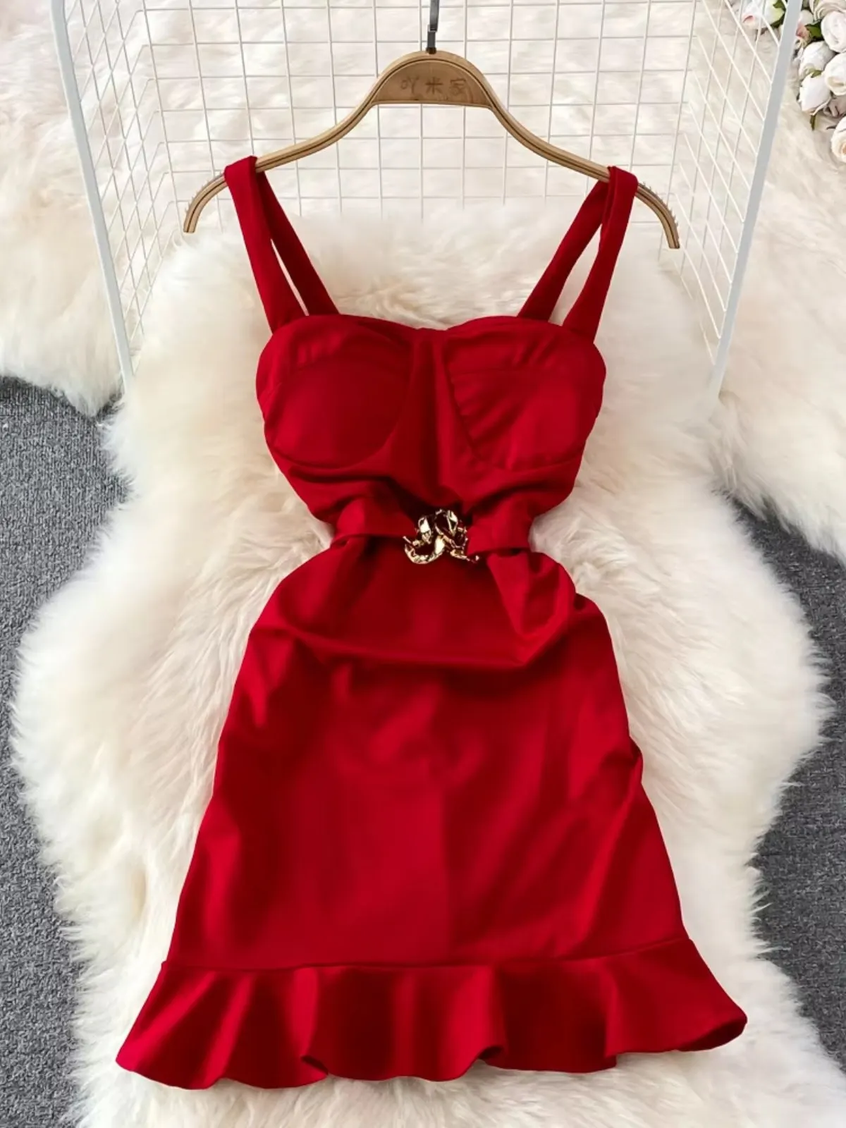 

Модное оранжевое женское летнее платье без рукавов, сексуальное мини-короткое платье с открытой спиной и оборками, клубное оранжевое платье на тонких бретельках, женское